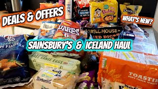 SAINSBURY'S GROCERY HAUL & NEW ICELAND OFFERS!