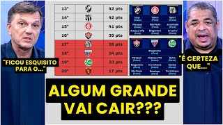 "Gente, SABE o que PODE ACONTECER agora???" LUTA CONTRA O REBAIXAMENTO com Santos, Inter e Vasco!