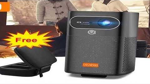 VEVSHAO V30 1080P Portable LED DLP Projector with Built-in Battery Smart Wifi Android Syst