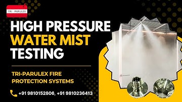 High Pressure Water Mist System Testing | Fire Suppression Efficiency Demonstration