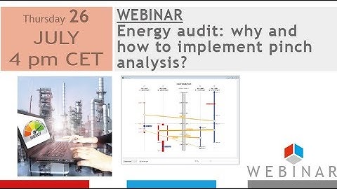 WEBINAR : Energy audit  why and how to implement pinch analysis