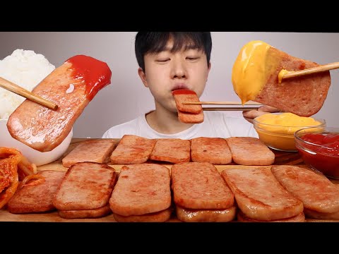 ASMR <strong>SPAM</strong> MUKBANG EATING SHOW