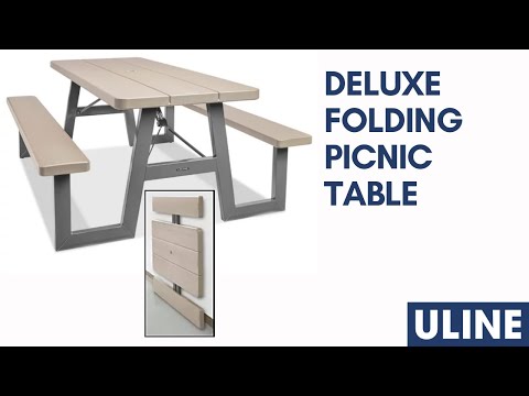 Video: Sådan vælger du sammenklappelige picnicborde og stole