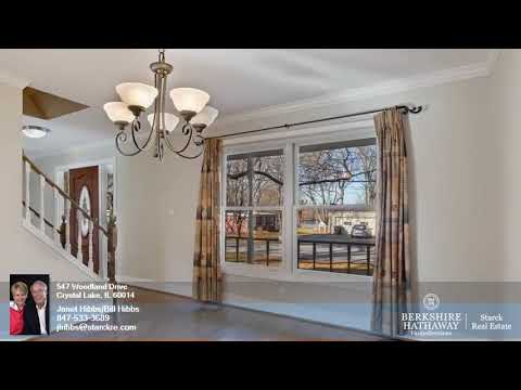 547 Woodland Drive, Crystal Lake, IL home video tour