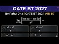 Q3 | Question on Limits | Solved using 2 Methods | Calculus | GATE BT 2027