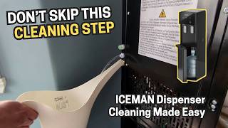 How to Clean an ICEMAN Bottom-Loading Water Dispenser | Fix "Funny" Tasting Water