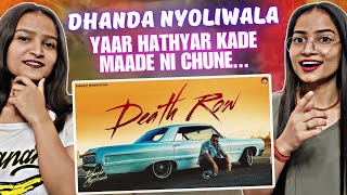 Dhanda Nyoliwala - Death Row (Official Music Video) | Reactions Hut |