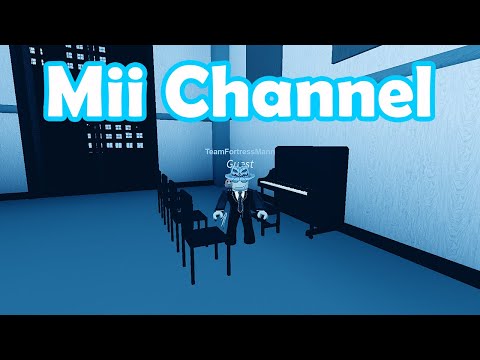 Mii Channel Theme On Roblox Piano Easy Youtube - roblox piano mii channel theme