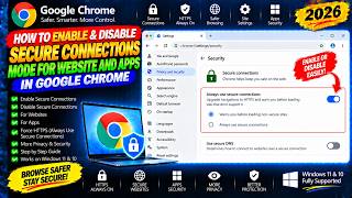 How to Enable & Disable Secure Connections Mode For Website and Apps in Google Chrome