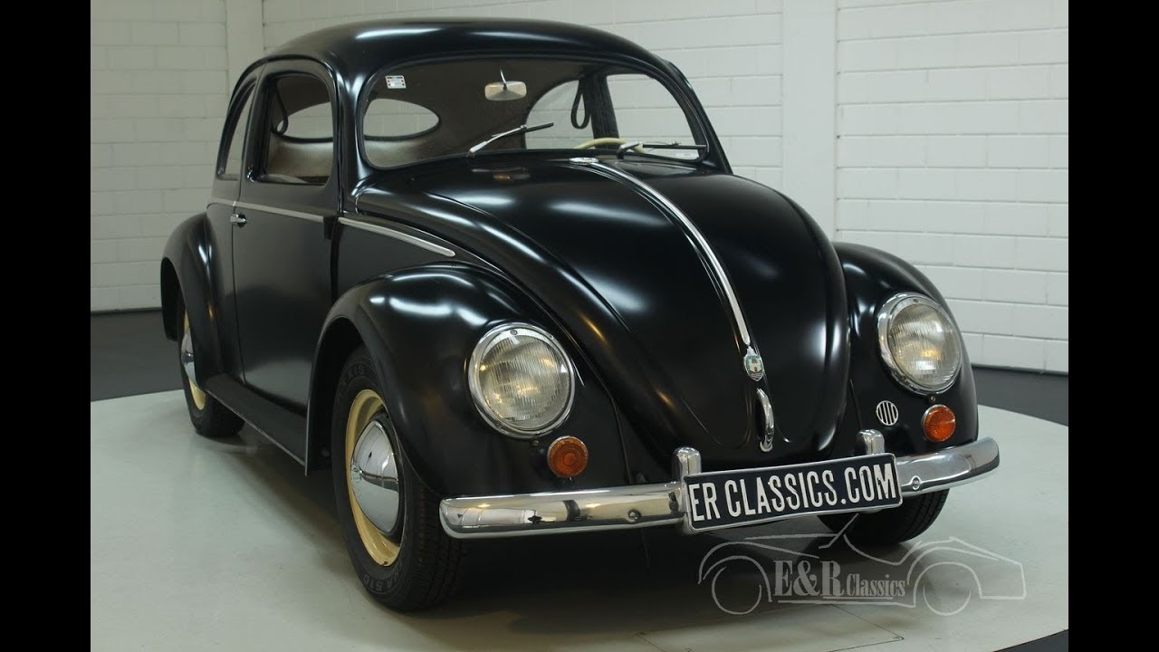Volkswagen Beetle 1952 Type 1-VIDEO- www.ERclassics.com 