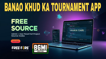 🔥 Tournament App Full Code FREE | Part 1 | User + Admin Panel Included🚀 @CodeFreeGenius 