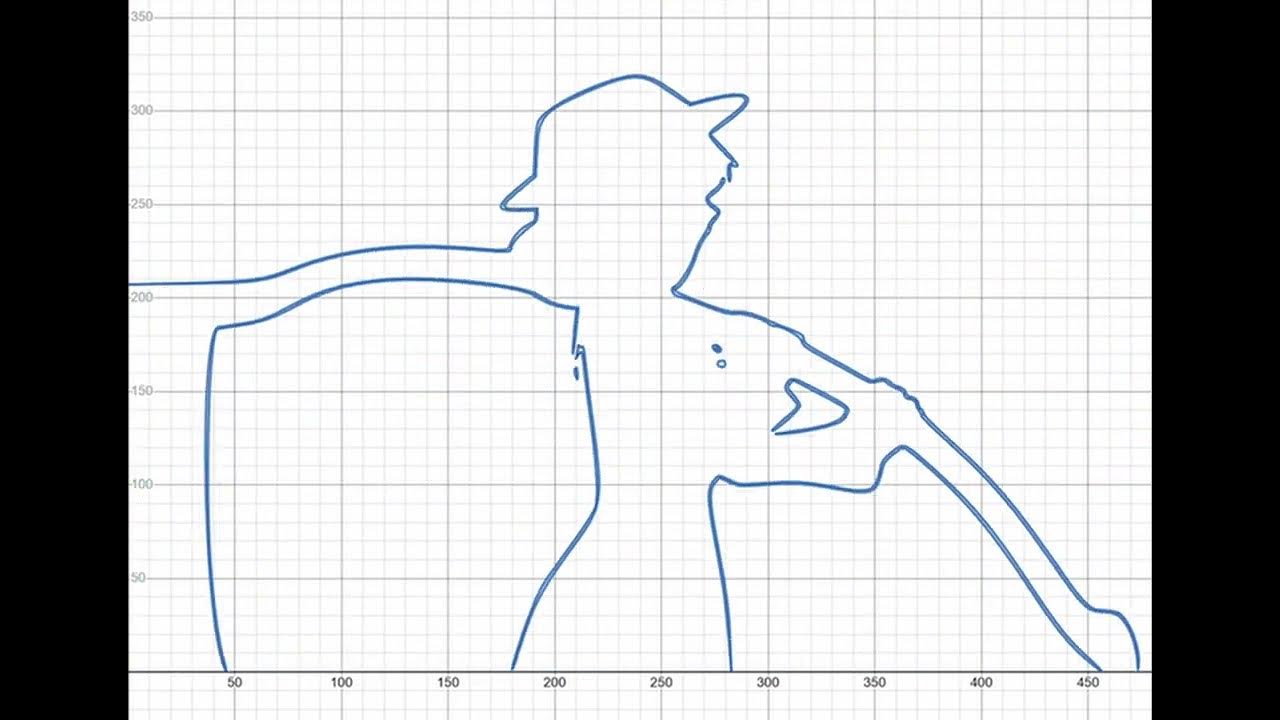 Bad Apple in Desmos Graphing Calculator badapple desmos touhou YouTube