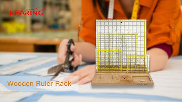 Wooden Ruler Rack for Quilting Ruler