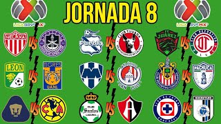 Jornada 8 Liga Mx Clausura 2025