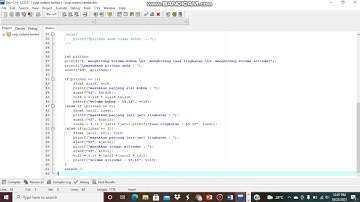 priject dev c++ || menghitung volume, lingkarang, silinder part 2
