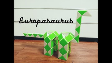 SNAKE CUBE: EUROPASAURUS DINOSAUR (72 wedges)