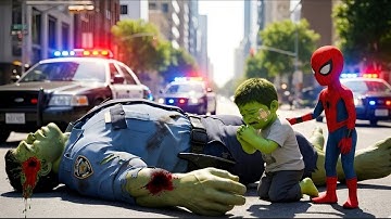 Unexpected Team-up: Spider-Man and what happened with Hulk | AI Superhero Transformation