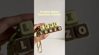 Cute Custom Name Keychain Clicker 🏷️ #smallbusinessph #personalizedgift #personalizedkeychain