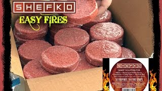 SHEFKO Easy Fire ~ Fire Starters~ Product Test & Review