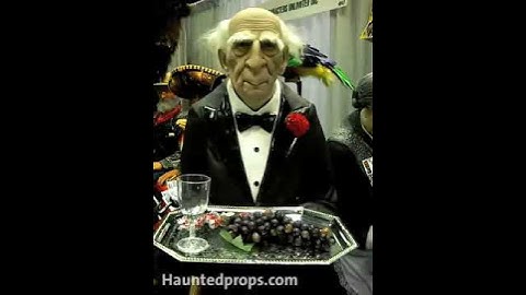 HAUNTEDPROPS.COM ELECTRIC DOBSON THE BUTLER