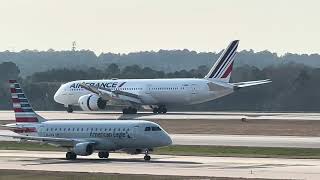 Air France Boeing 787-9 Dreamliner F-Hrbh Landing In Rdu Airport