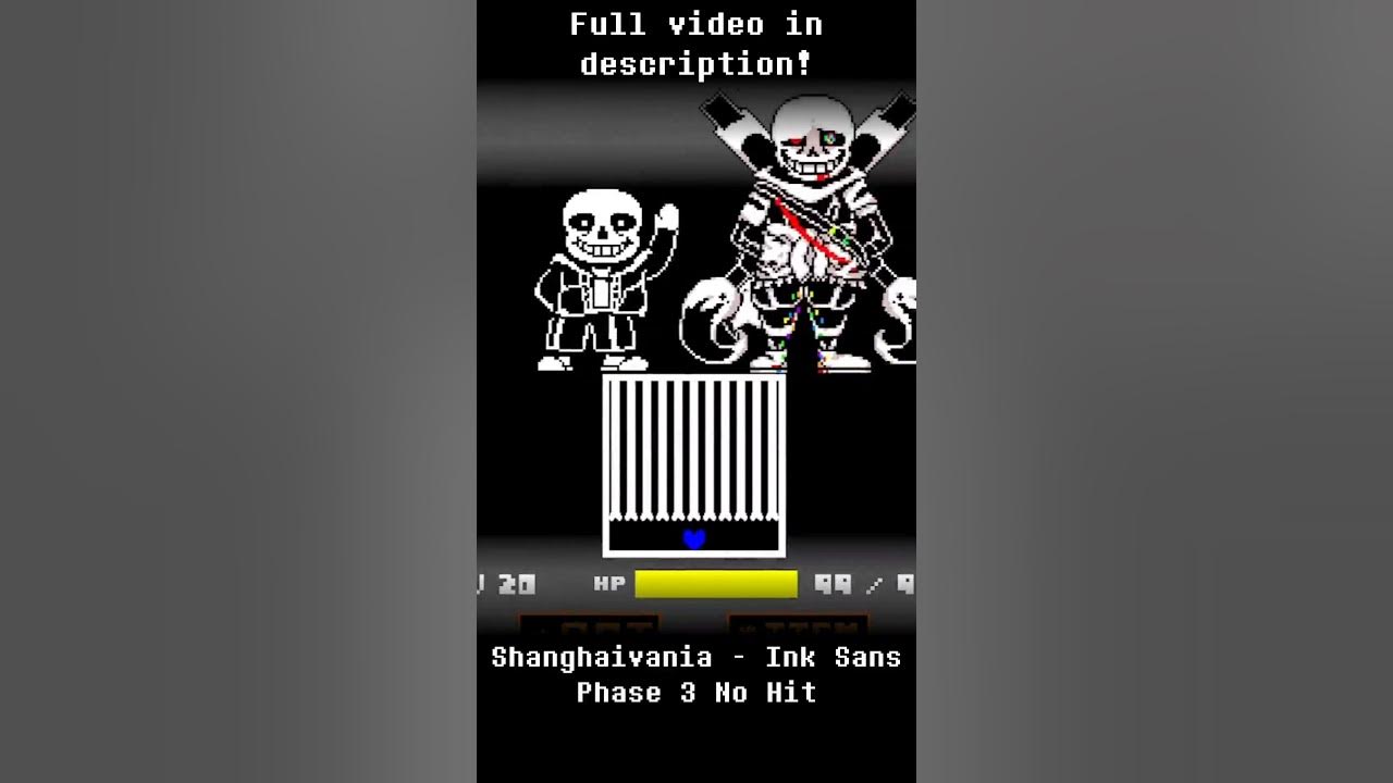 Undertale Ink Sans Full Fight (Version 0.30) 