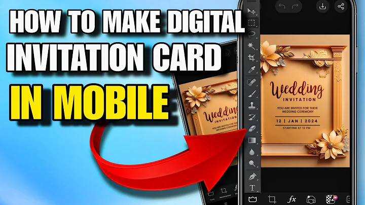 How To Make Digital Invitation Card In Mobile (2024) Fast And Easy