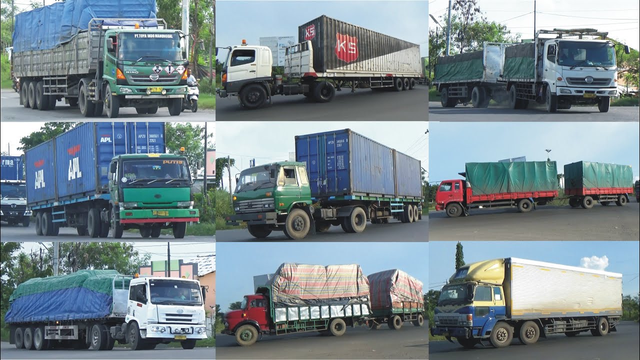  TRUK  TUA TRUCK KONTAINER TRUK  GANDENG  TRUK  TRAILER TRUK  