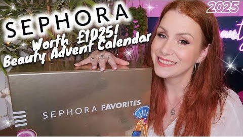 SEPHORA 2025 Beauty Advent Calendar Unboxing 💖 LOVE This One!!