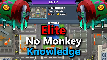 Bloonarius Elite ||  No Monkey Knowledge + No Hero || Voice-Commentary || BTD6