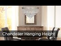 How To Hang Chandelier Over Dining Table