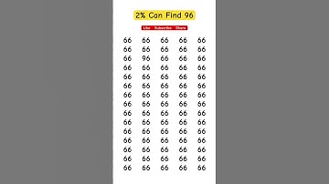 Can You Spot the Number 96 in Just 5 Seconds? #start_quiz