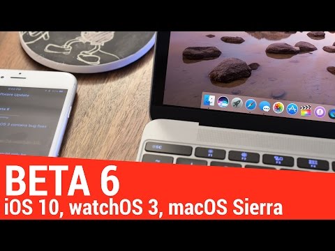  iOSMac Cambios en la beta 6 de iOS 10, macOS Sierra y watchOS 3  