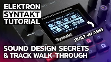 Syntakt sound design trucs onthuld - met volledige track walkthrough
