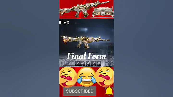 PUBG mobile Silver Guru - M416 (Lv. 1) to (Lv.8) review #shorts #pubgmobile #gun #m416