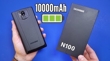Doogee N100 Smartphone - Hands On - 10000mAh, NFC