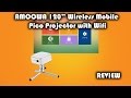 AMOOWA 120” Wireless Mobile Pico Projector with Wifi Review