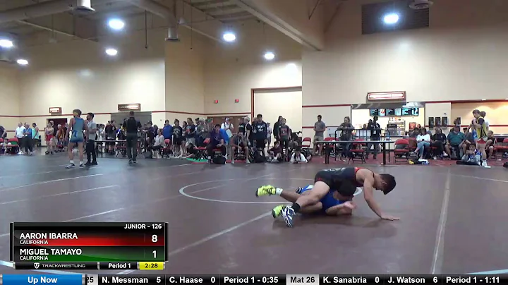 JUNIOR 126 Aaron Ibarra California Vs Miguel Tamay...