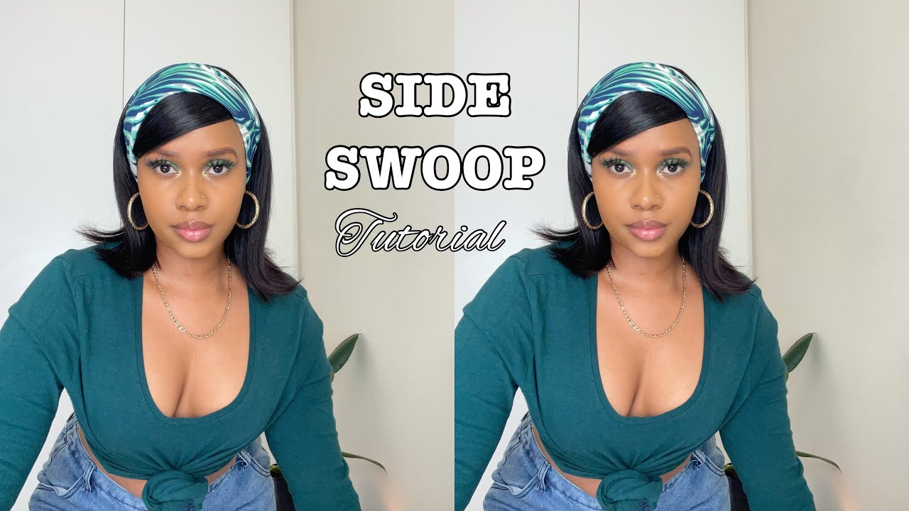90’s INSPIRED SIDE SWOOP ON A HEADBAND WIG ft. NADULA HAIR | ONA OLIPHANT