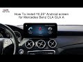 Mercedes Benz A CLA GLA G Android Screen Install DIY | Installation W117 W176 X156 | Ugode