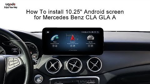 Android Screen Install DIY For Mercedes Benz A CLA GLA G | Upgrade W117 W176 X156 | Ugode