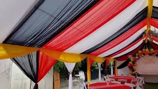 Majestic Party Rentals 20x40 Tent and Draping Circus Theme