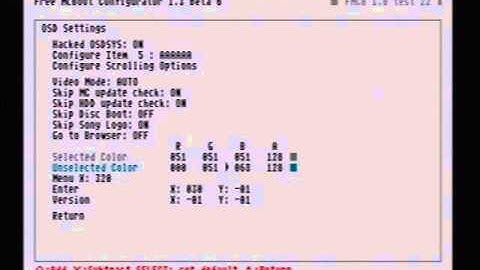 Configuring Free McBoot Ps2