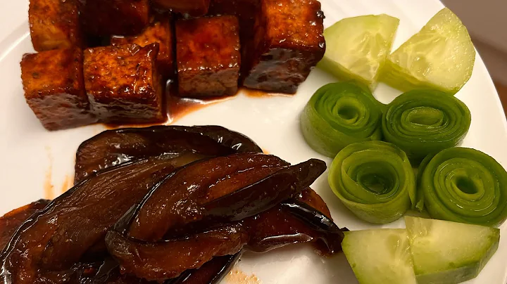 🔥Tofu frying with Aubergine