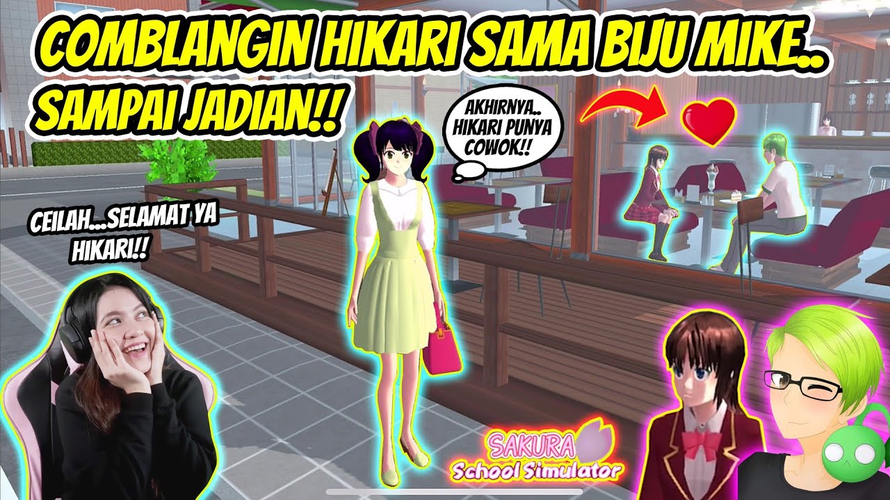 24 JAM JADI MAK COMBLANG HIKARI & BIJU MIKE!! AKHIRNYA JADIAN DEHH😘 SAKURA SCHOOL SIMULATOR-Part 62