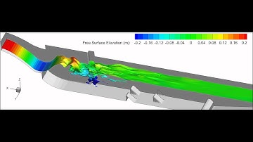 Spillway flow regime CFD modeling - Undular Flow