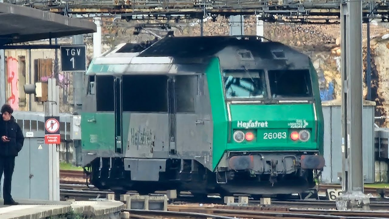 Incroyable circulation diversifié et varié autour de bordeaux (BB26063,Millet Rail)