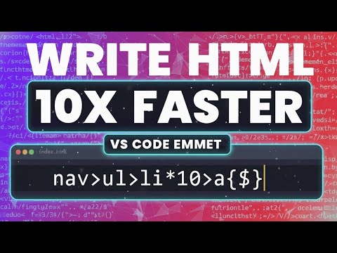 Fast HTML Coding with Emmet in VS Code | Complete Shortcut Guide