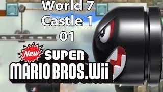 Super Mario Bros Wii World 7 Castle 1 Secret Exit