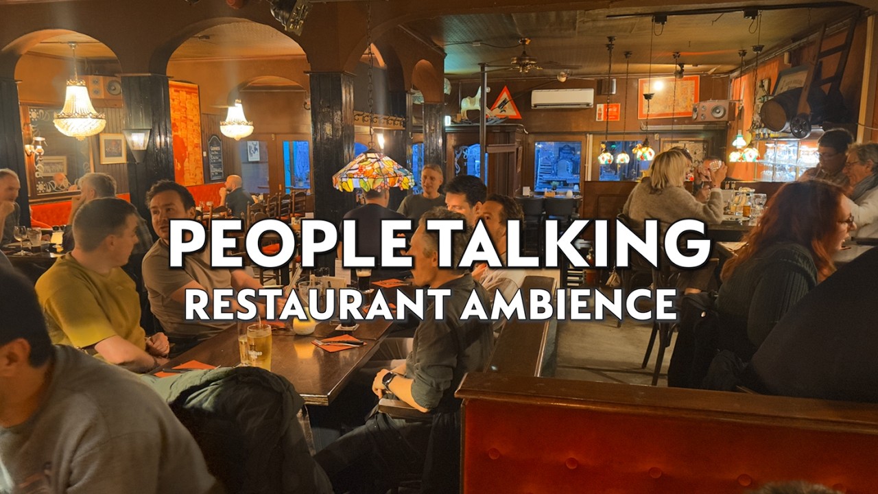 Cafe - Restaurant Ambience Background Noise - People Talking